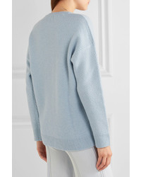 hellblauer Wollpullover von Emilia Wickstead