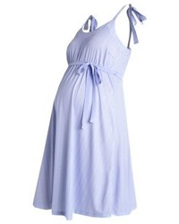 hellblaues bedrucktes Freizeitkleid von mint&berry