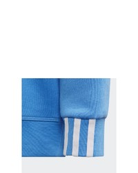 hellblaues bedrucktes Sweatshirt von adidas Originals