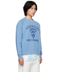 hellblaues bedrucktes Sweatshirt von Icecream