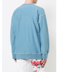 hellblaues bedrucktes Sweatshirt von Vivienne Westwood Anglomania