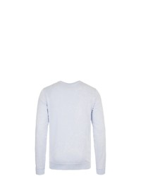 hellblaues bedrucktes Sweatshirt von Nike Sportswear