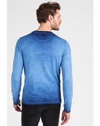 hellblaues bedrucktes Sweatshirt von Petrol Industries