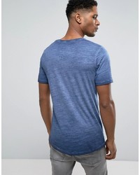 hellblaues bedrucktes T-shirt von Jack and Jones