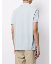 hellblaues besticktes Polohemd von Paul Smith