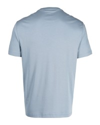 hellblaues besticktes T-Shirt mit einem Rundhalsausschnitt von Michael Kors