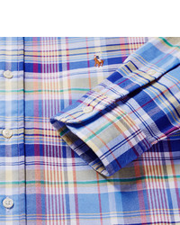 hellblaues Businesshemd mit Karomuster von Polo Ralph Lauren
