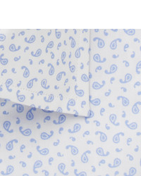 hellblaues Businesshemd mit Paisley-Muster von Etro