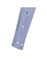 hellblaues Businesshemd mit Vichy-Muster von Seidensticker