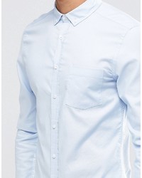 hellblaues Businesshemd von Asos