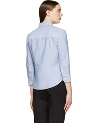 hellblaues Chambray Businesshemd von Band Of Outsiders