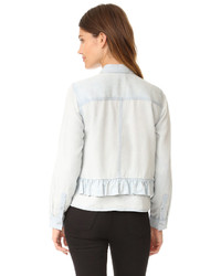 hellblaues Chambray Hemd von Club Monaco