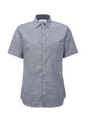 hellblaues Chambray Kurzarmhemd von s.Oliver
