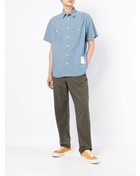 hellblaues Chambray Kurzarmhemd von Norse Projects