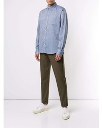 hellblaues Chambray Langarmhemd von Norse Projects