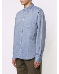 hellblaues Chambray Langarmhemd von Norse Projects