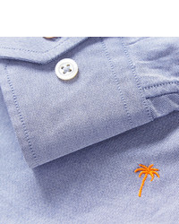 hellblaues Chambray Langarmhemd von Tomas Maier