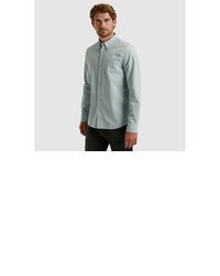 hellblaues Chambray Langarmhemd von PME LEGEND