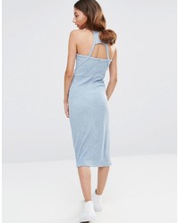 hellblaues figurbetontes Kleid von Vero Moda