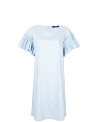 hellblaues gerade geschnittenes Kleid von Steffen Schraut