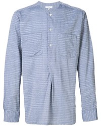 hellblaues Hemd mit geometrischem Muster von Engineered Garments
