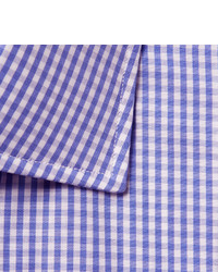 hellblaues Hemd mit Vichy-Muster von Turnbull & Asser