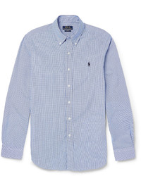hellblaues Hemd mit Vichy-Muster von Polo Ralph Lauren