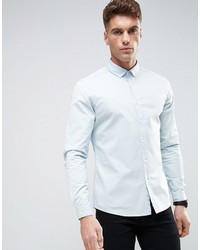 hellblaues Hemd von Asos