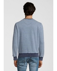 hellblaues horizontal gestreiftes Sweatshirt von North Sails