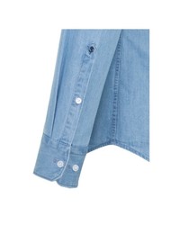 hellblaues Jeans Businesshemd von Seidensticker