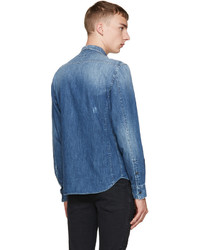 hellblaues Jeanshemd von Pierre Balmain