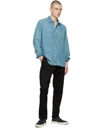 hellblaues Jeanshemd von Nudie Jeans