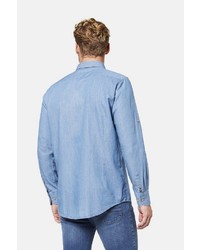 hellblaues Jeanshemd von Bugatti