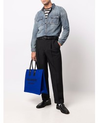 hellblaues Jeanshemd von Saint Laurent