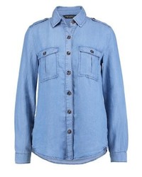 hellblaues Jeanshemd von Dorothy Perkins