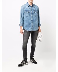 hellblaues Jeanshemd von Calvin Klein Jeans