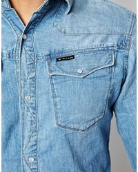 hellblaues Jeanshemd von G Star