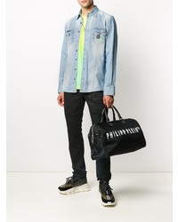 hellblaues Jeanshemd von Philipp Plein