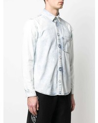 hellblaues Jeanshemd von MSGM