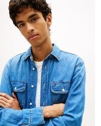 hellblaues Jeanshemd von Tommy Jeans