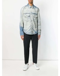 hellblaues Jeanshemd von Golden Goose Deluxe Brand