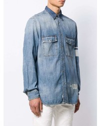 hellblaues Jeanshemd von Diesel