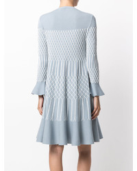 hellblaues Kleid aus Netzstoff von Fendi