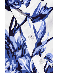 hellblaues Kleid mit Blumenmuster von Lela Rose