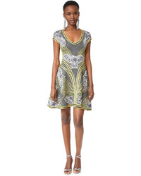 hellblaues Kleid von Herve Leger