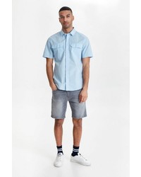 hellblaues Kurzarmhemd von CASUAL FRIDAY