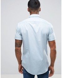 hellblaues Kurzarmhemd von Jack and Jones