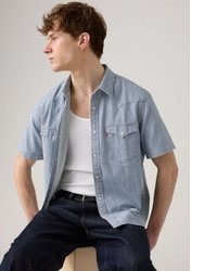 hellblaues Kurzarmhemd von Levi's