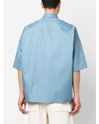 hellblaues Kurzarmhemd von Valentino