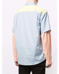 hellblaues Kurzarmhemd von CK Calvin Klein